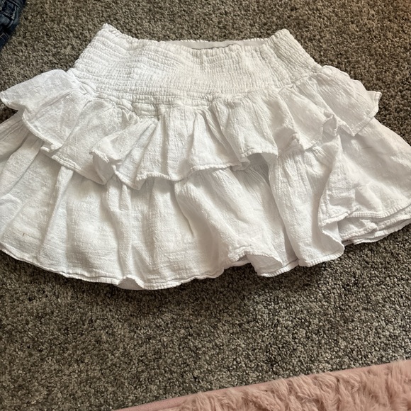 White Ruffled Skort - Picture 2 of 2